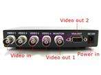 4CH Color Video Quad Splitter Processor for CCTV System  