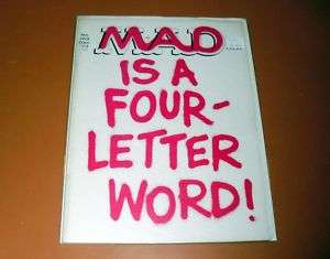 1973 *MAD* MAGAZINE *FOUR LETTER WORD* NO 163  