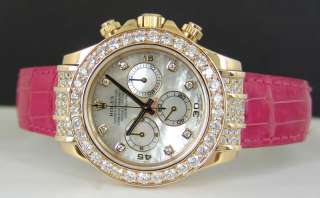 WATCH CHEST® Rolex Lady Daytona MOP Diamond Pink 116518  