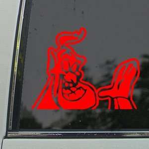  Genie Aladdin Red Decal Princess Jasmin Window Red Sticker 