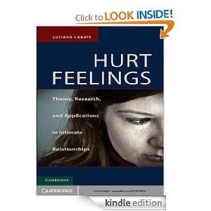 Hurt Feelings Luciano LAbate  Kindle Store