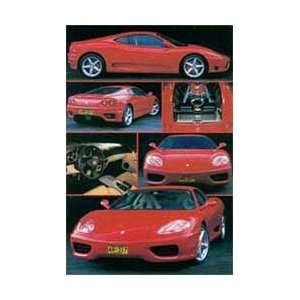 Transport Posters Ferrari 360 Modena   (Portrait) Poster   90x64cm 