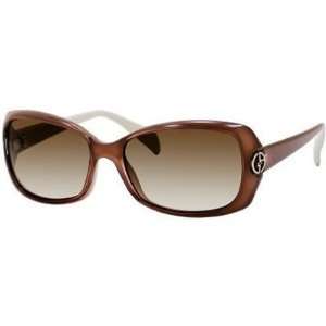 Giorgio Armani 695 Transparent Brown Beige/brown Gradient Sunglasses