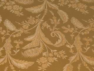 Gold Yellow Salassie Butter Designer Upholstery Fabric  