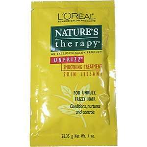 LOREAL Natures Therapy Unfrizz Smoothing Treatment for Unruly, Frizzy 