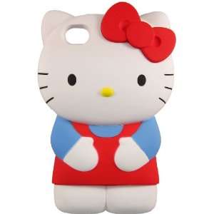   or 4S case   Blue/Red 3D HELLO KITTY CASE Cell Phones & Accessories