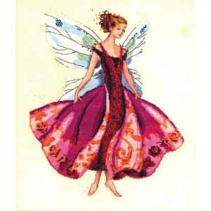  Januarys Garnet Fairy (cross stitch) Arts, Crafts 