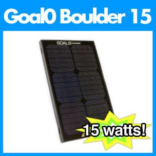 GOAL ZERO Boulder 15 Watt Solar Panel 32101 0 Power NEW  
