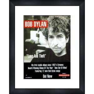  BOB DYLAN Love and Theft   Custom Framed Original Ad 