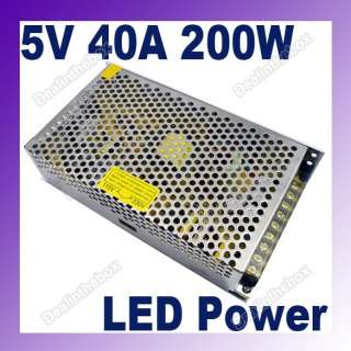   Supply Switch Transformer DC 5V 40A 200W For LED Strip light  