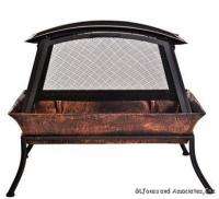 360 View Cast Iron Outdoor Fireplace Patio Fire Pit  
