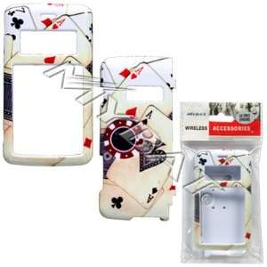  Playing Cards Aces Poker Design Snap On Cover Hard Case 
