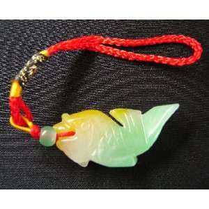  Lucky Charms ~ Feng Shui Jade Fish Charm (To Attract 