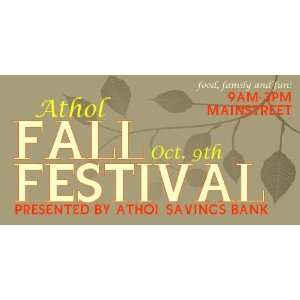  3x6 Vinyl Banner   Athol Fall Festival 