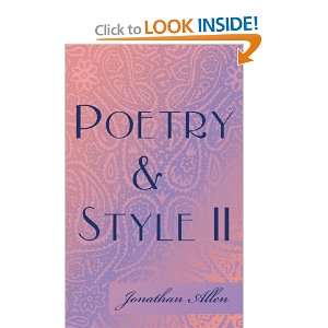  Poetry & Style II (9781449029883) Jonathan Allen Books