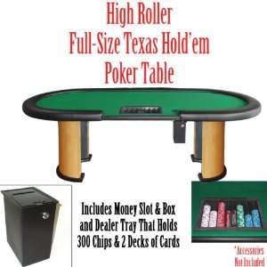  Trademark Poker High Roller Full Size Texas Holdem Table 