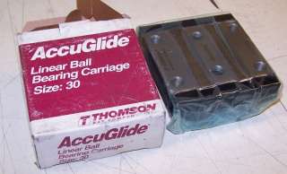 New Thomson AccuGlide Linear Bearing Carriage CG30AAAN  