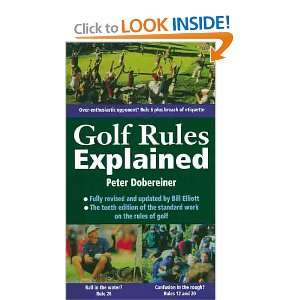  Golf Rules Explained (9780715311233) Peter Dobereiner 