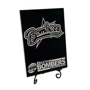  Dayton Bombers Logo Solid Marble Plaque