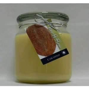  Hand Made Scented Soy 16 oz Classic Jar Candle   Coconut 