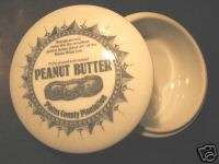 old advertising pot lid Plains GA Peanut Butter  