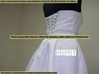 for this re quo wedding dress we have listed white