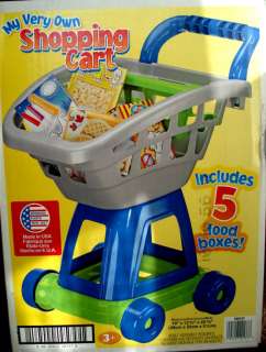 KIDS SHOPPING CART PLAYSET,PRETEND PLAY GROCERY,NEW  