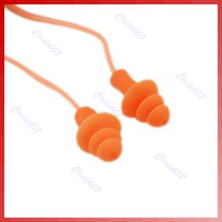   silicone earplug glue string compact design for easy storage and carry