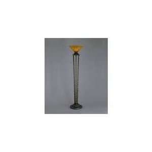 Toltec   Lamps   1 Light Floor Lamp (includes dimmer foot switch) with 