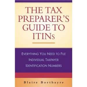   Taxpayer Identification Number Blaire Borthayre 9780470187753