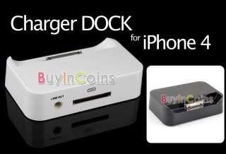 New Charger Sync Dock Cradle for Apple iPhone 4 4G 4TH  