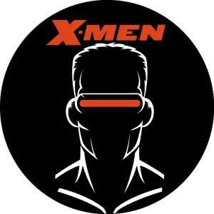  X Men Cyclops Line Art Button B XM 0002 