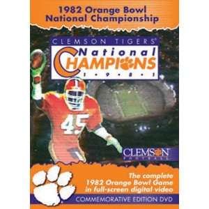  Clemson Tigers 1982 National Championship DVD Sports 