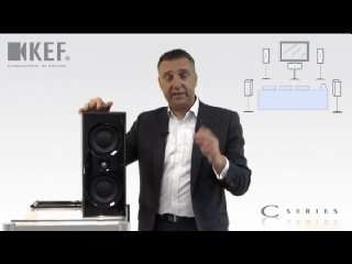  KEF KC6cBL LCR Speaker (Black, Single) Electronics