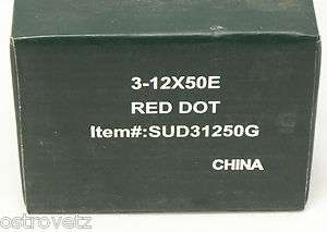   SUD31250G 3 12x50E Red Dot Sporting Scope   Never Used   Factory Box
