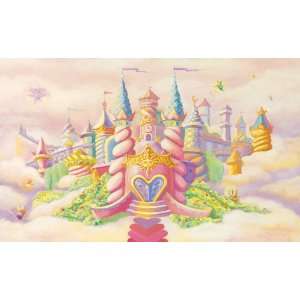  Rr   Princess Castle Wall Mural Baby