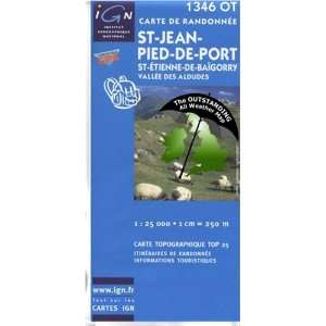 St Jean Pied de Port ~ IGN Top 25 1346OT (The Outstanding All Weather 