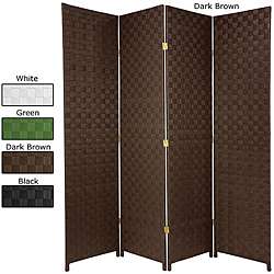 Wood and Woven Fiber 6 foot Outdoor All weather Room Divider (China 