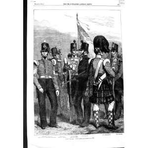  1854 BRITISH HIGHLANDERS BUFFS RIFLE BRIGADE SERGEANT