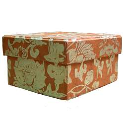 Paper Mustard Floral Gift Box (Nepal)  