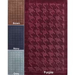   Alexa Spectrum Houndstooth Wool Rug (5 x 8)  