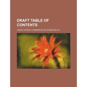  Draft table of contents (9781234268060) United States 