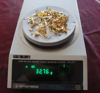 Gold Electronic Cell Phone Scrap 32g  