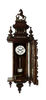 Antique German / Black Forest Friedrich Mauthe Keyhole wall clock at 
