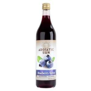 ADRIATIC SUN BLUEBERRY SYRUP 1L  Grocery & Gourmet Food
