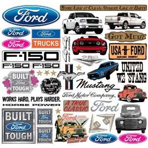   Ford Enthusiast Collection   12 x 12 Cardstock Stickers   Ford Arts