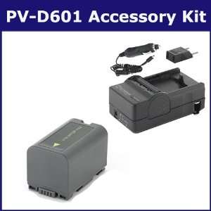  Panasonic PV D601 Camcorder Accessory Kit includes 