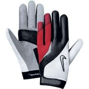 Nike Athena Fastpitch Softball Batting Gloves Black/Maroon/White 