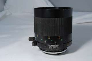 Nikon Tamron SP 500mm f8 Adaptall Tele Macro BBAR MC AI S Lens Mirror 