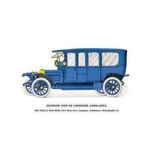  Exterior View of Limousine Ambulance 20x30 poster